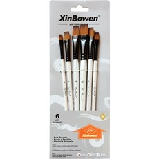 美術水彩畫筆6件組 平刷 01 HB 3352, 1套, 6種