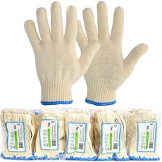 HANWOO 棉質手套 雙手組 50g, 100套, 混合顏色