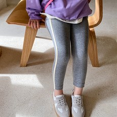 孩童素色側邊條紋內搭褲 CCV57GPT432