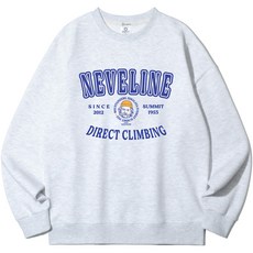 ALVINCLO 男女通用 NEVELINE Mountainals 刷毛 寬鬆版型 大學T MAR674