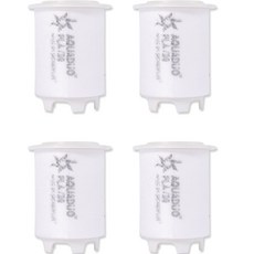 AQUADUO 過濾水龍頭 SF-7000通用PLA替換濾芯, 4個