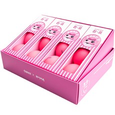 Volvik VIVID真露蟾蜍聯名款三層高爾夫球, 粉紅色, 1組