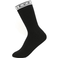 Volvik 富維克 高爾夫標誌中領無絨襪 VLAOM802, BK(VLAOM802BK00F10)