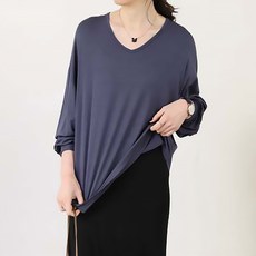 Sonio V領抓皺莫代爾T恤 孕婦裝