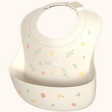 모윰 실리콘 이유식 턱받이, 스윗베리, 1개입, 1개