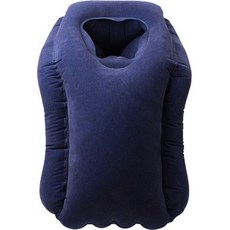 便攜式旅行充氣護頸墊, 藍色