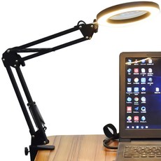 Salz 堅固靈活的立式放大鏡, 黑色的, 1個