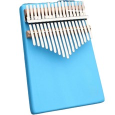 Tingall 17音階高級卡林巴琴 簡約藍, 1個