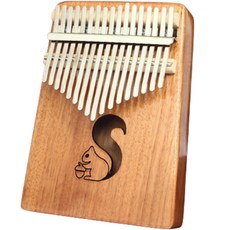 Tingall 繪圖 17 音符木 kalimba 類型 11