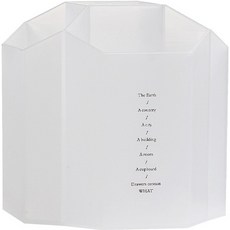 심플리앤 크리에이티브 다용도 연필꽂이, 1개, 반투명