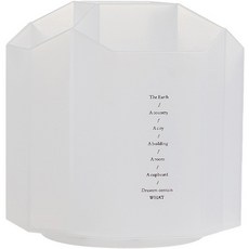 심플리앤 크리에이티브 다용도 360도 회전 연필꽂이, 반투명, 1개