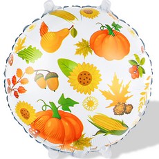 WOW PARTY KOREA 秋季圓形氣球 45cm, 5個, 白色