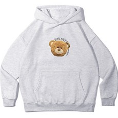 ezy studio Smile Bear W 寬鬆版連帽T恤