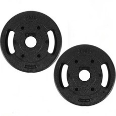 반석스포츠 K중량원판 50mm 2p, 7.5kg, 2개, 블랙