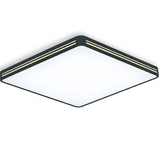 GAON LED Tower LED 吸頂燈 60W, 黑色(吸頂燈), 燈泡色(照明)