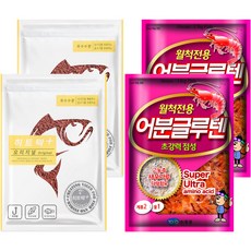히트어텐 히트텍플러스 오리지널 2p + 어분글루텐 2p 세트, 1세트
