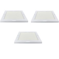 GAON LED LED 方形超薄吸頂燈 20W 3入, 白光 + 白色