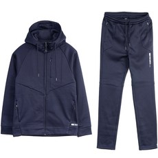 Tech 남성용 기모 후드집업 트레이닝 세트