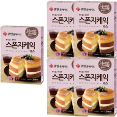 큐원 홈메이드 스폰지 케익믹스, 5개, 500g