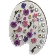 壓克力干花盤 G, 9個空格, 1個