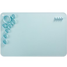 矽膠水彩調色盤 藍色, 8格, 1個