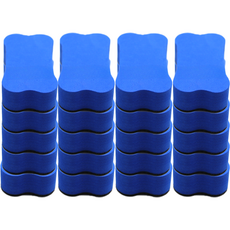 路燈骨白板筆橡皮擦 20p, 藍色