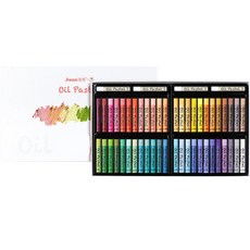 小油粉蠟筆經典柔軟馬卡龍 48入+白色 4入組, 48 種顏色, 1套