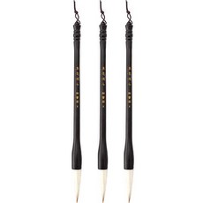 粗厚柔軟毛筆 05 智安鉛筆, 3個, 5.5cm