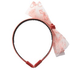 Bimbo Bimba 綻放天鵝絨絲帶髮帶