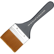 WeiZhuang Dasababa 黑色8cm油刷, 1個, 17.6 厘米