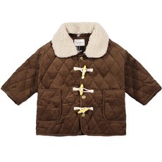 amare illael 兒童鋪棉雙排釦大衣