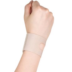 쿼르디 얇은 손목 보호대 베이지, 1개