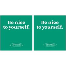 PAPERIAN Be nice to yourself萬年筆記本 2入, Summer green