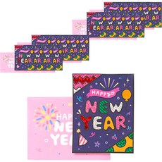 minhwashop 新年燙金藝術卡 20入組, 1套, 新年快樂 TDPPP0322