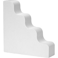 악세사리 가게 진열대 석고 장식품 삼각파도 9 x 9 x 2.5 cm
