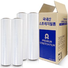 프리미엄 스트레치 롤 필름 25 500mm 4p, 1개, 투명