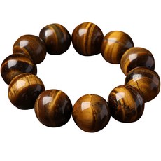 虎眼石手鍊 佛教手鍊 20MM, 1個, 棕色