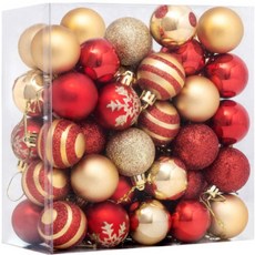 Sso & Young 聖誕樹裝飾球 50入組, 混色