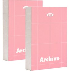 indigo 2023 Basic 365 Diary 永久日常日記本, 2個, 粉色的