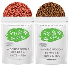 wooriga 烘焙原料 Cookie Buntae Cookie Crunch + Strawberry Crunch, 500g, 2包