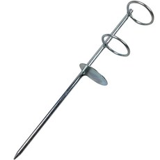 富貴鴨雙環釣架大號, 銀