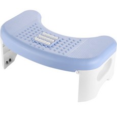 THE ZAKKA 防滑摺疊馬桶腳凳, 1個, 藍色