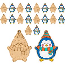 minhwashop 花俏木飾 聖誕節, 企鵝, 20個