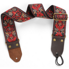 DAS MUK Congteam吉他背帶肩帶 黑色, 1個