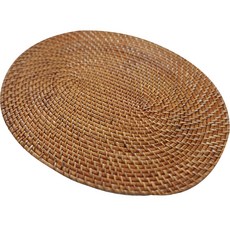Rattan Shop印尼原創巴厘島羅威納餐桌墊 J037, 1個, 素色