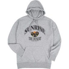 에어플레인 선라이즈 기모 오버핏 후드티