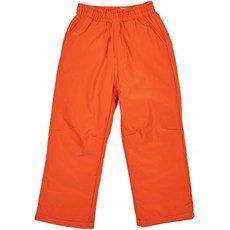 男童素色鋪棉長褲