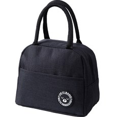 Hiyuni 簡約迷你保溫保冷袋, 黑色, 1個