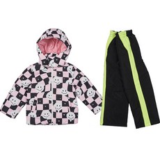 Efreeder 兒童微笑撞色滑雪服套裝