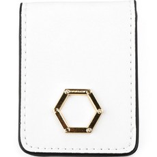 Persian cat 純色高爾夫錢夾, 白色的